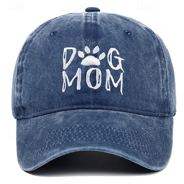Women's Hat Baseball Cap Portable Windproof Breathable Street Daily Weekend Embroidery Print - Navy Blue