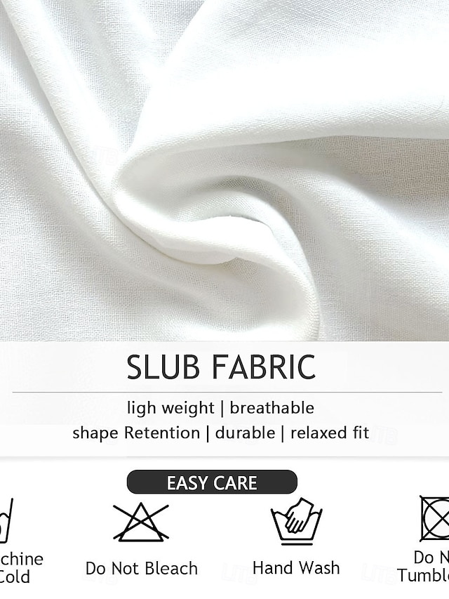 Women's Shirt Cotton Linen Shirts Vacation Vintage Daily Stand Collar Long Tops Casual Daily Work Blue Pink Beige Summer Spring - Beige