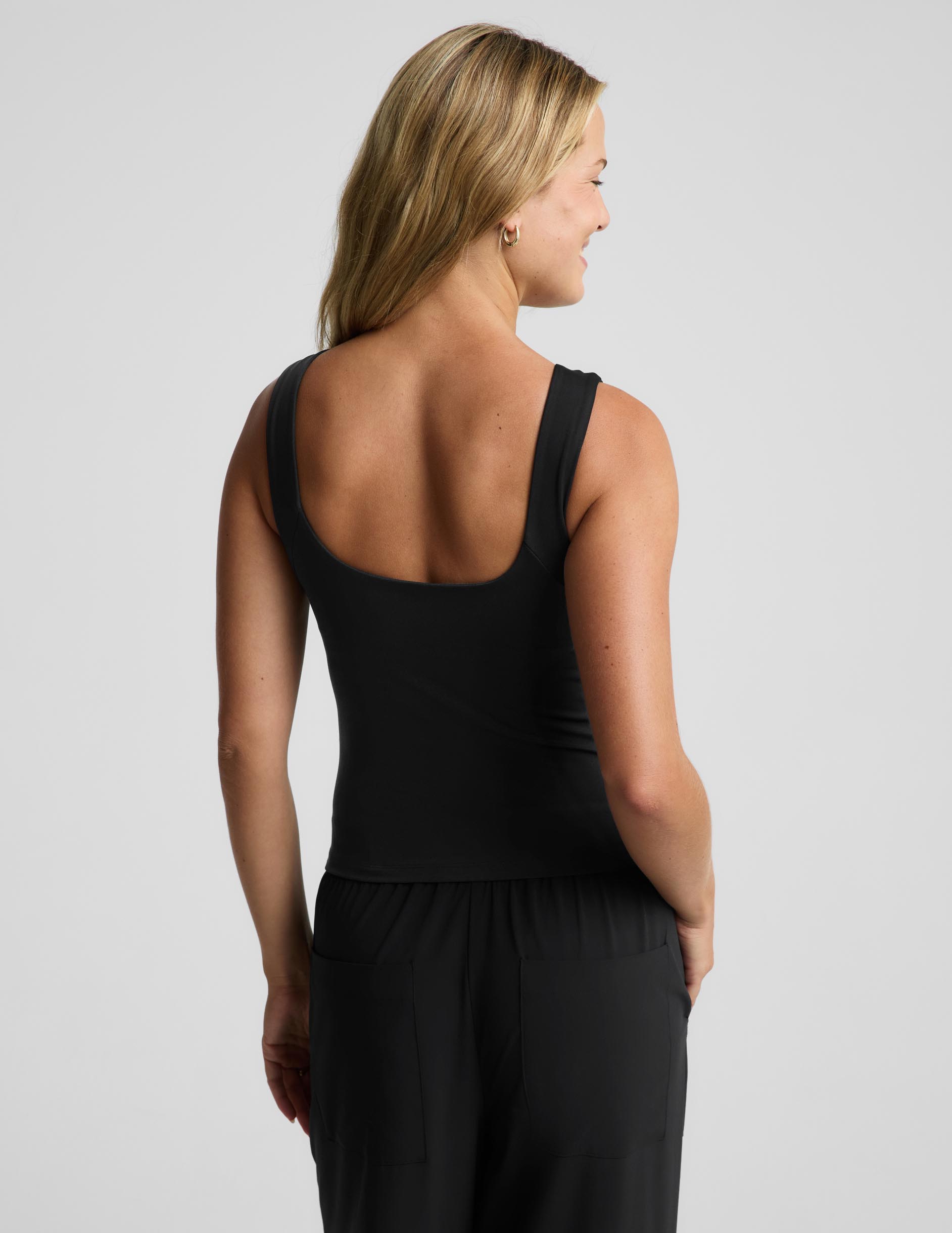 Smooth It Over Classic Tank - Black