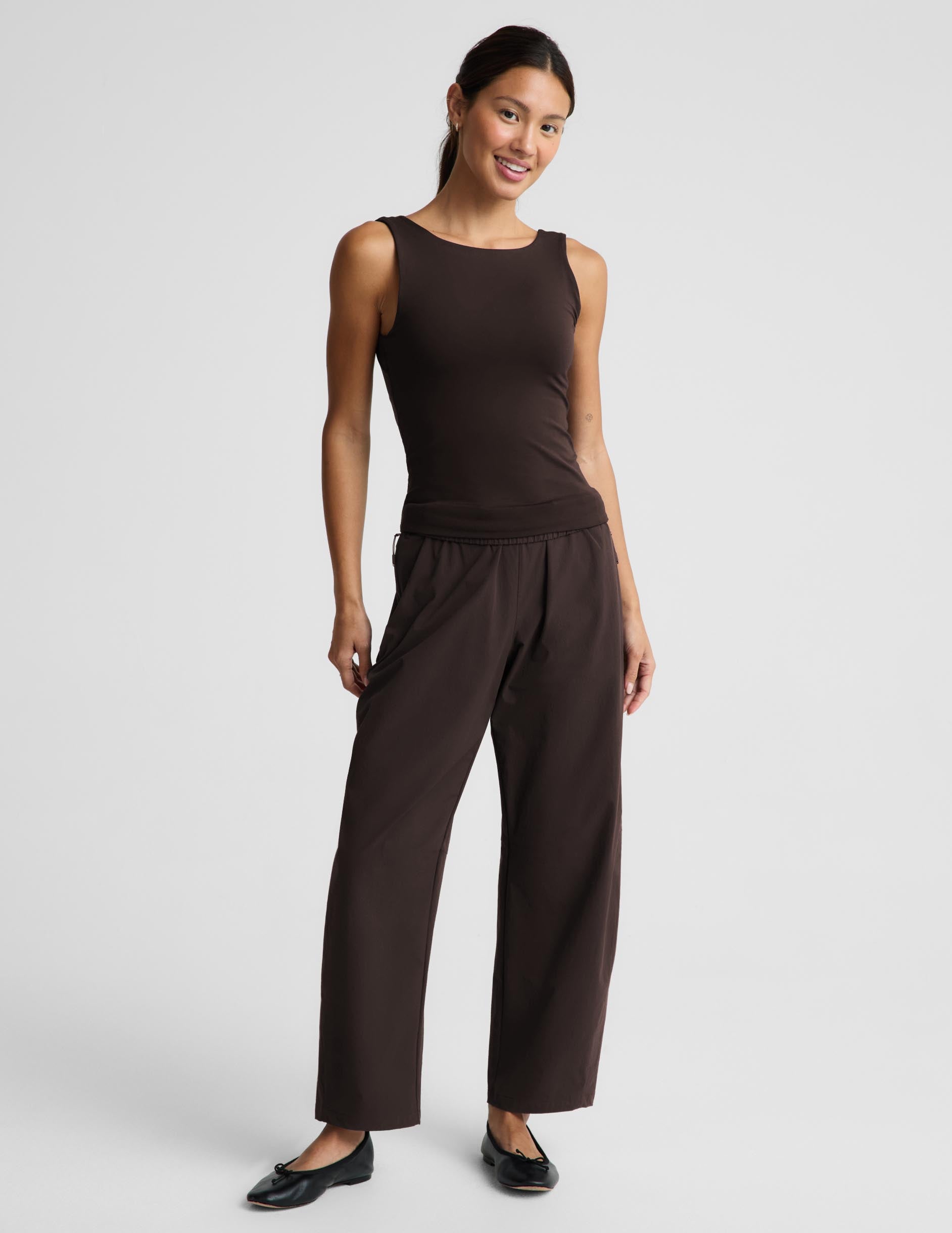 Smooth It Over Classic Tank - Dark Chocolate