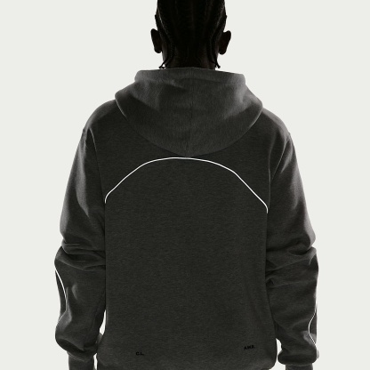 NOCTA Fleece CS Hoodie 2 – Dark Grey Heather/Matte Silver/Black