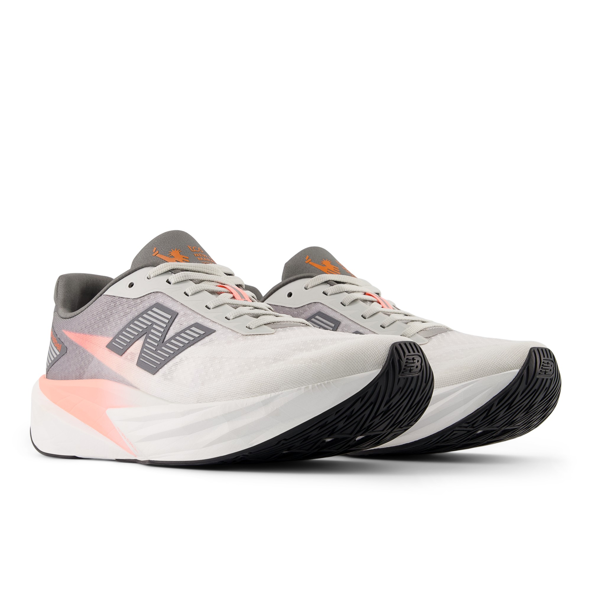 TCS NYC Marathon FuelCell Rebel v5 – Grapefruit with Grey Matter and Poppy