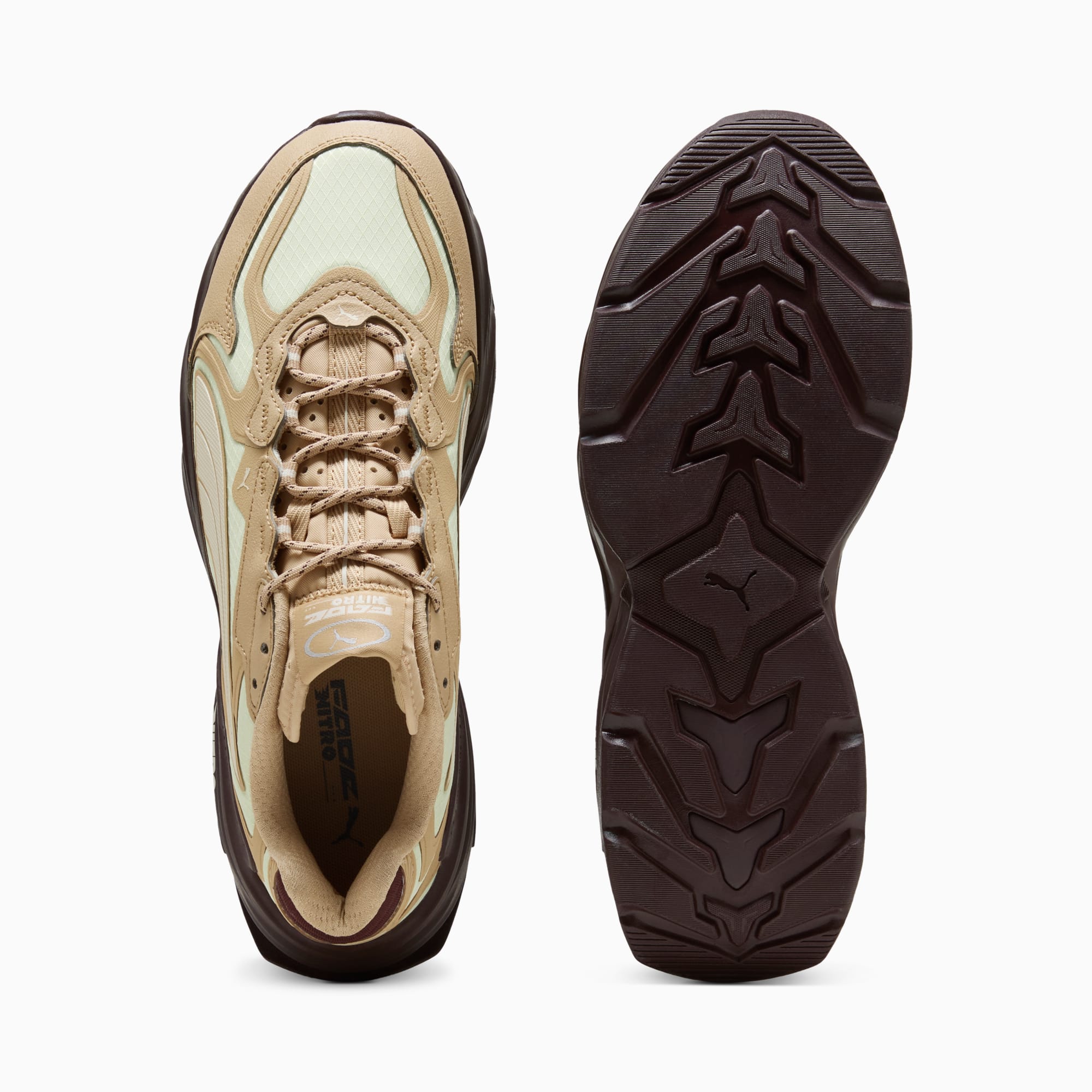 PUMA Fade Ripstop Sneakers Unisex – Sand Dune-Apple Spritz-Chocolate Brown