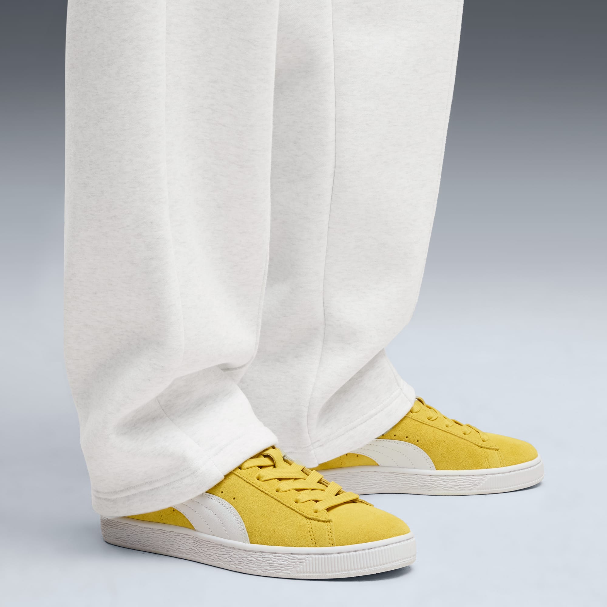 Suede Classic Sneakers Unisex – Bright Mango Yellow-PUMA White
