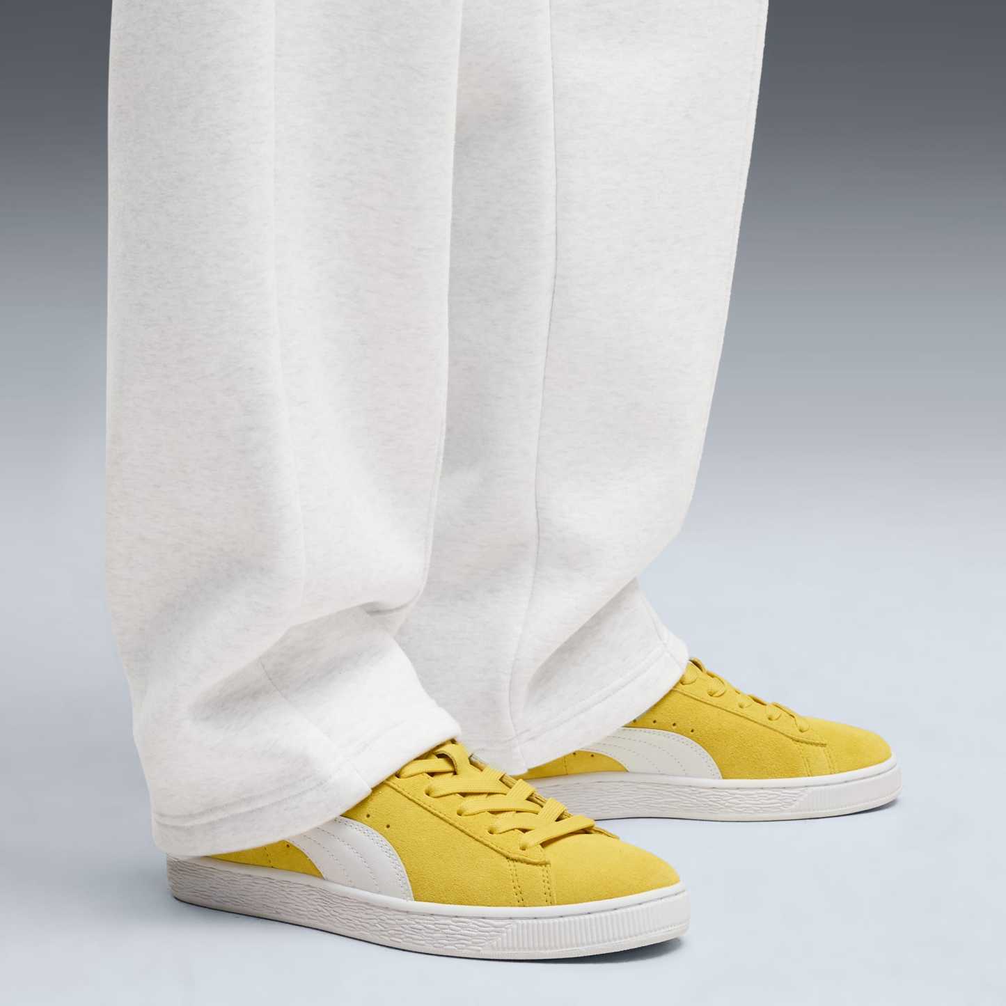 Suede Classic Sneakers Unisex – Bright Mango Yellow-PUMA White