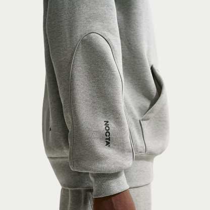 NOCTA Fleece CS Hoodie 2 – Dark Grey Heather/Matte Silver/Black