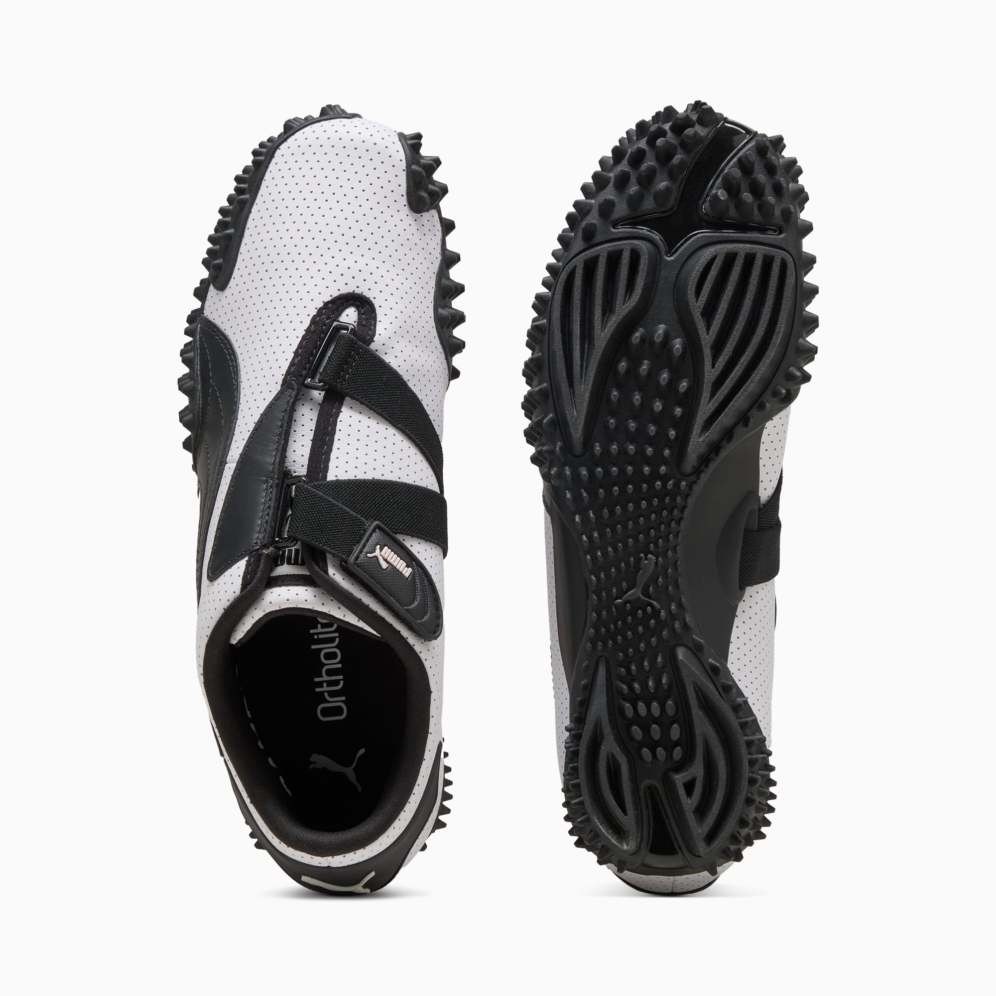 Mostro Perforated Sneakers Unisex – PUMA White-PUMA Black
