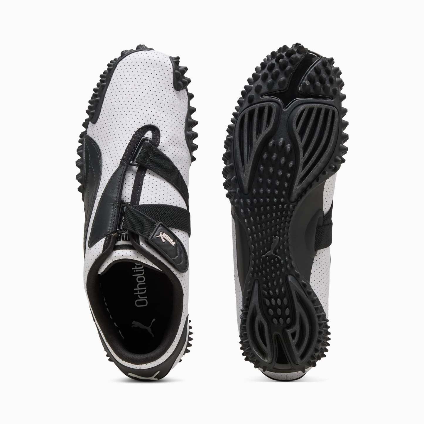 Mostro Perforated Sneakers Unisex – PUMA White-PUMA Black