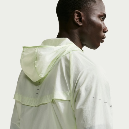Nike Stride Men's Repel UV Running Jacket – Barely Volt/Barely Volt