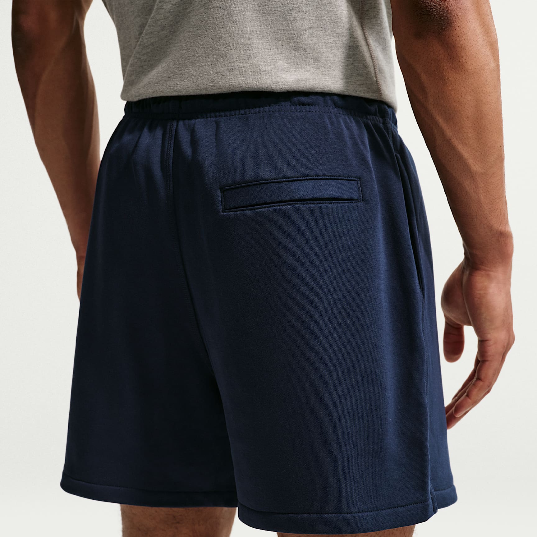 Nike Club Men's French Terry Flow Shorts – Obsidian/Obsidian/White