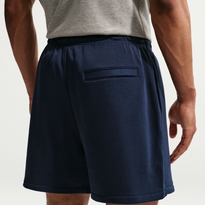 Nike Club Men's French Terry Flow Shorts – Obsidian/Obsidian/White