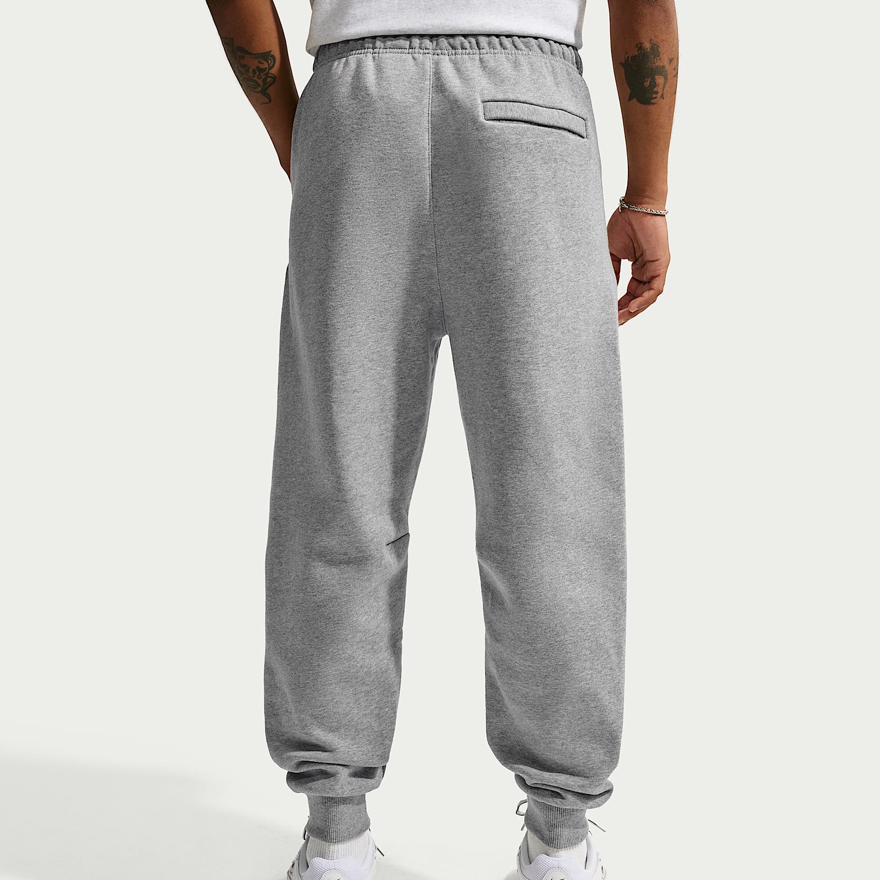 Nike Solo Fleece Men's Joggers – Dark Grey Heather/Sail