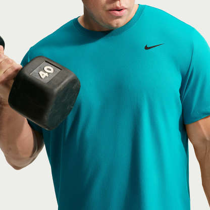 Nike Dri-FIT Men's Fitness T-Shirt – Energy/Black