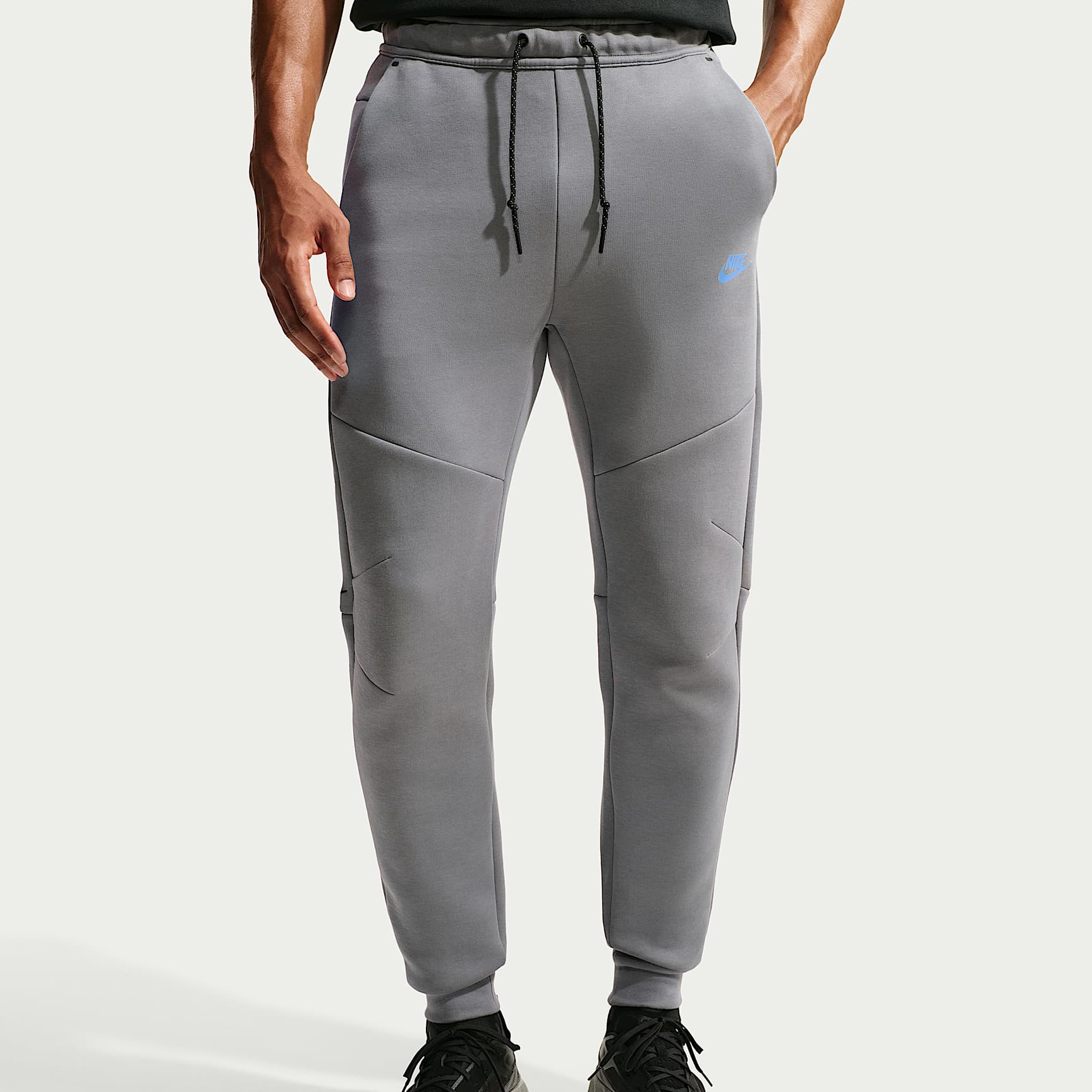 Nike Tech Men's Fleece Joggers – Smoke Grey/Football Blue