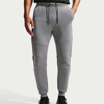 Nike Tech Men's Fleece Joggers – Smoke Grey/Football Blue