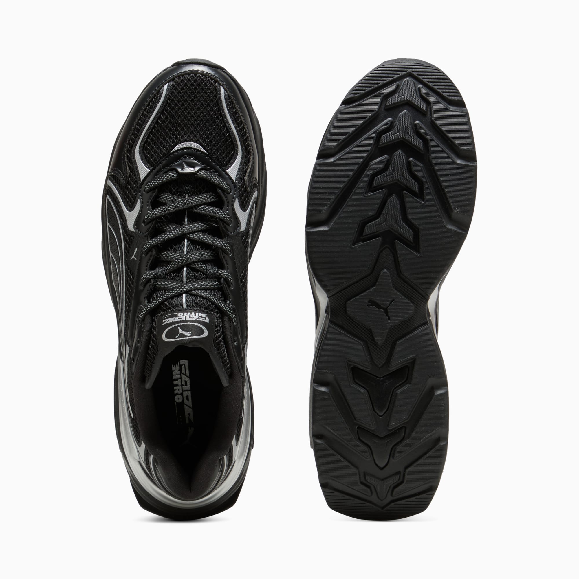 Fade LS Y2K Sneakers Unisex – PUMA Black-PUMA Silver