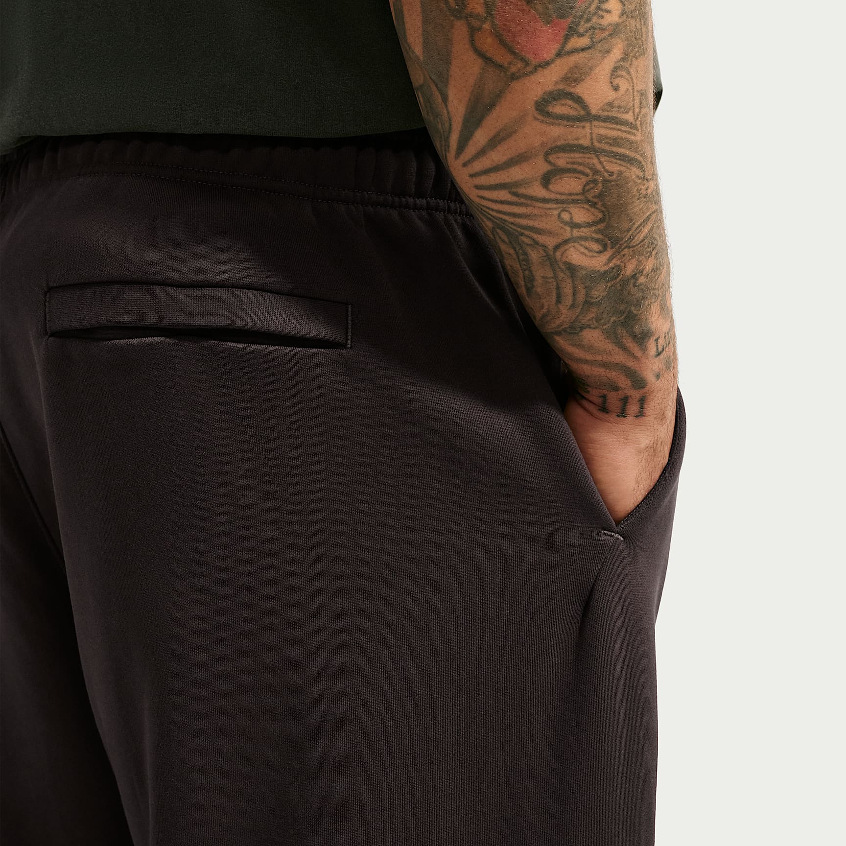 Nike Solo Fleece Men's Cuffed Trousers – Velvet Brown/Sail