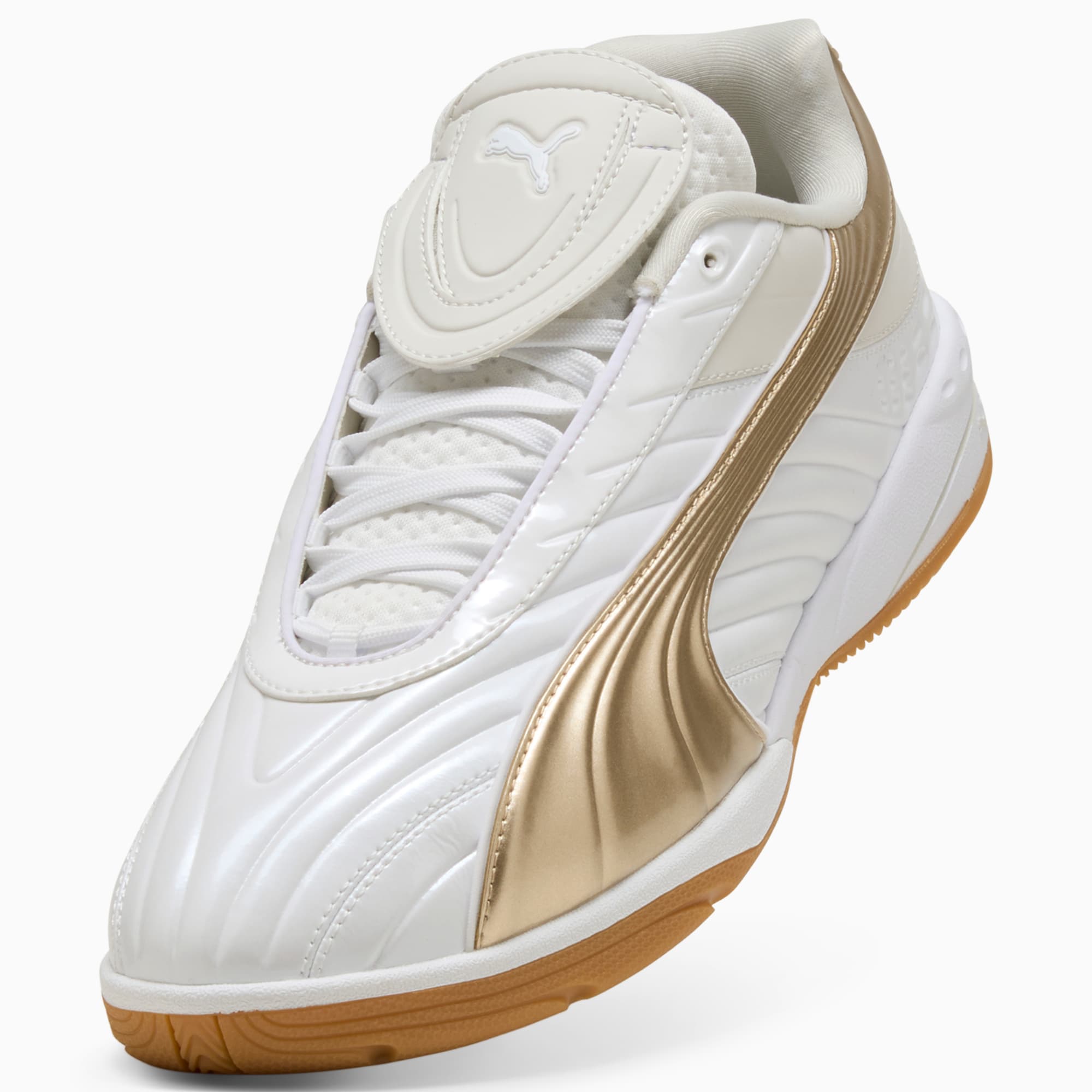 V-S2 Goalgetter Sneakers Unisex – PUMA White-PUMA Gold