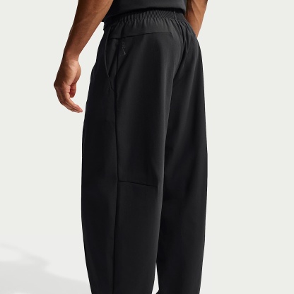 Nike 24.7 PerfectStretch Men's Dri-FIT UV Protection Barrel-Leg Trousers – Black/Black/Dark Smoke Grey