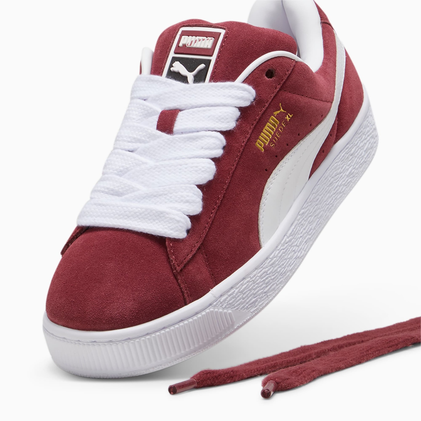 Suede XL Sneakers Unisex – Team Regal Red-PUMA White
