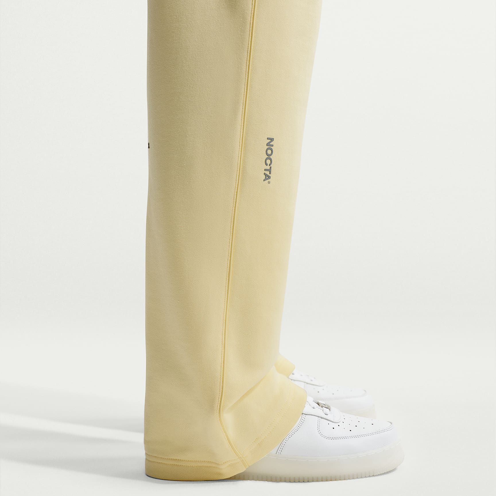 NOCTA NOCTA Fleece CS Open-Hem Tracksuit Bottoms – Alabaster/Stealth