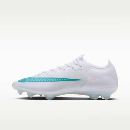 Nike Mercurial Vapor 17 Elite Firm-Ground Low-Top Football Boots – White/Dusty Cactus