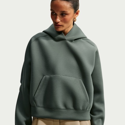Nike Article Fleece Women's Oversized Hoodie – Camo Green/Camo Green