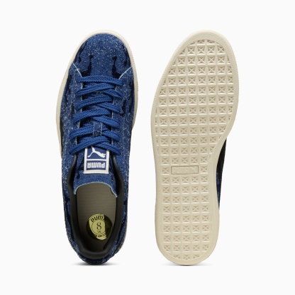 Suede Flock Sneakers Unisex – Blue Jewel-Club Navy