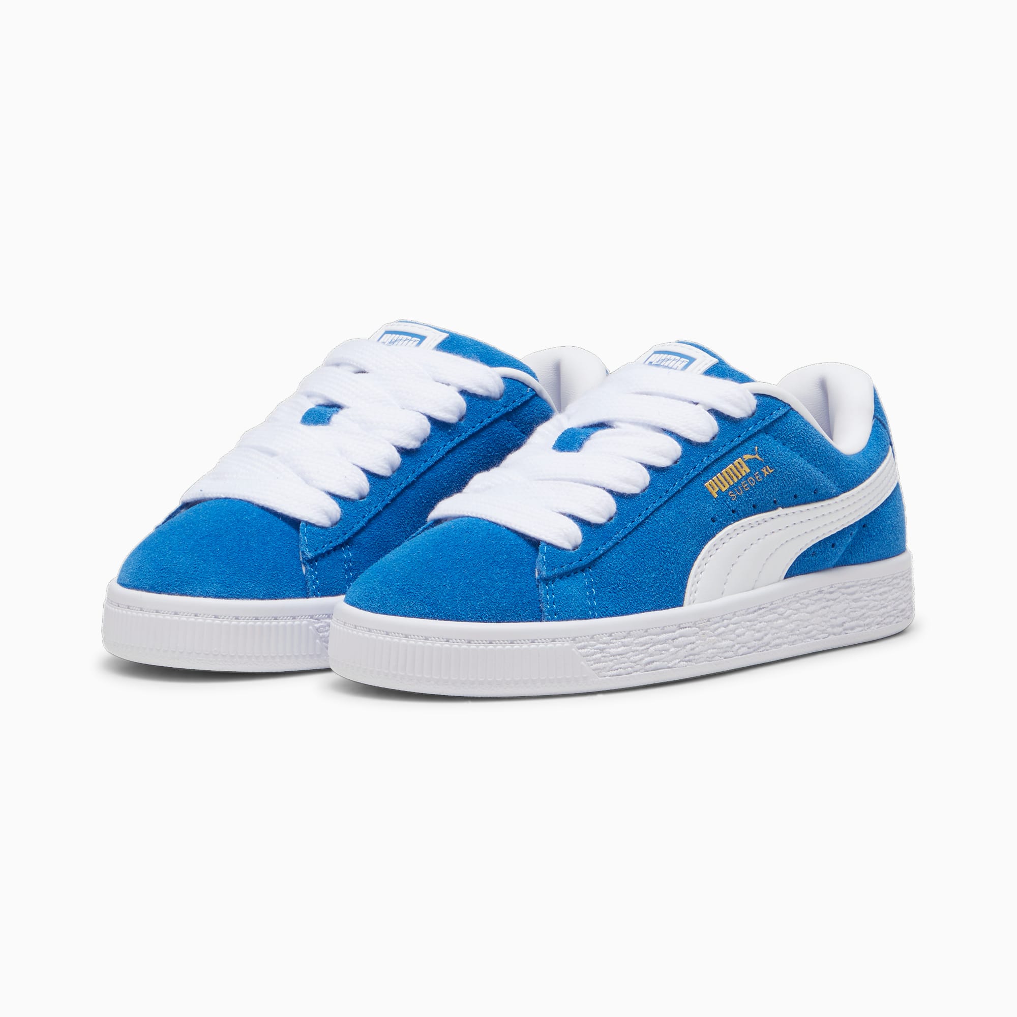 Suede XL Kids' Sneakers – PUMA Team Royal-PUMA White