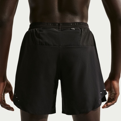 Nike Stride Men's Dri-FIT 18cm (approx.) 2-in-1 Running Shorts – Black