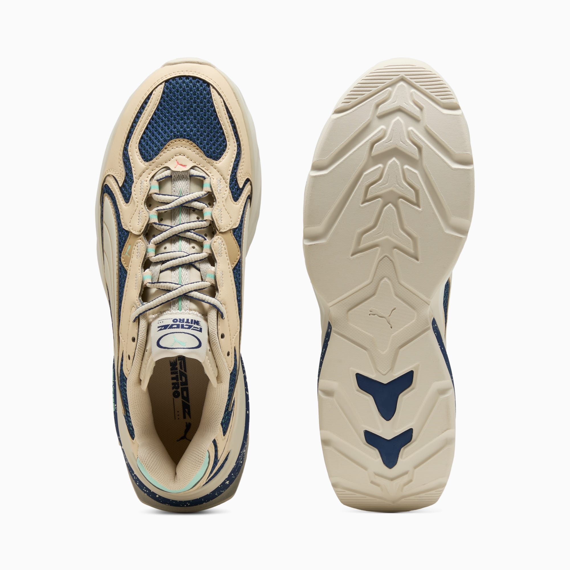 PUMA Fade Sneakers Unisex – Canvas-Blue Jewel-Alpine Snow