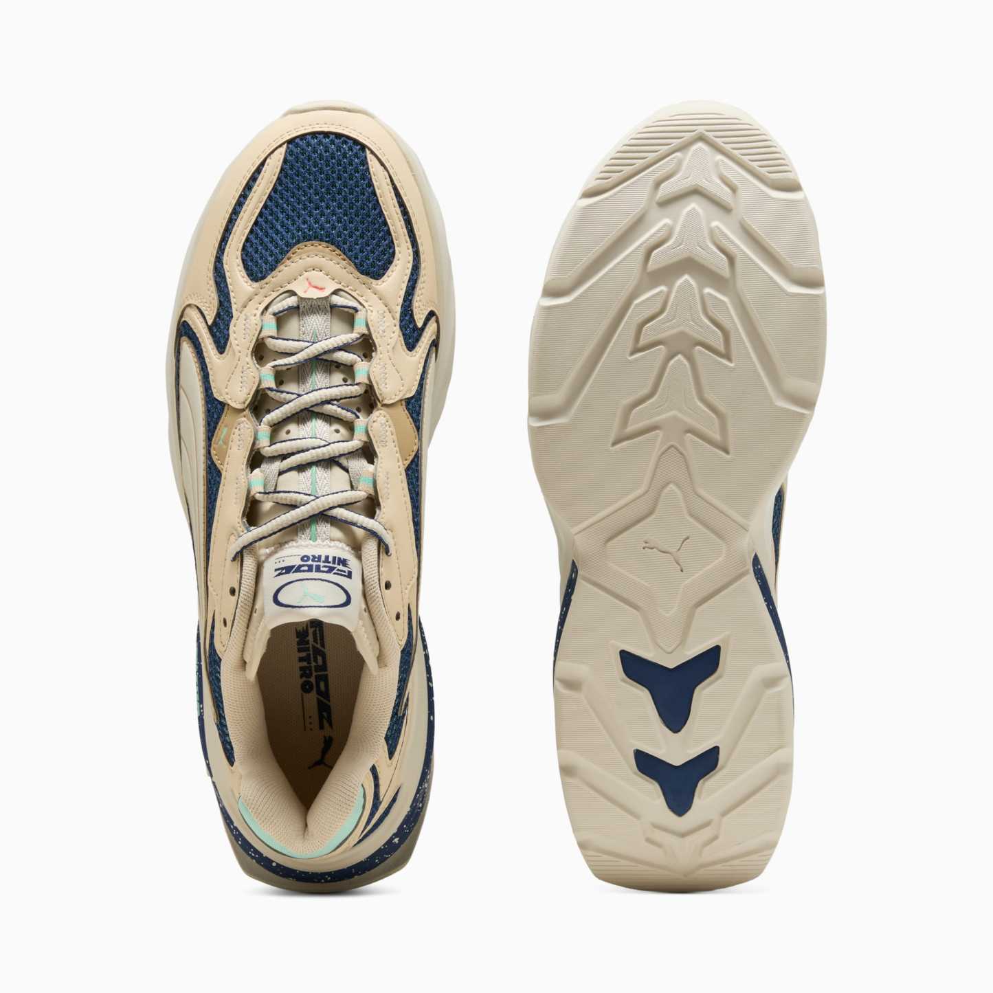 PUMA Fade Sneakers Unisex – Canvas-Blue Jewel-Alpine Snow