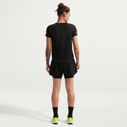 Nike One Classic Women's Dri-FIT Short-Sleeve Top – Black/White