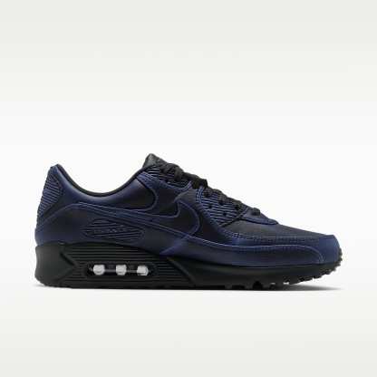 Nike Air Max 90 Premium Men's Shoes – Dark Smoke Grey/University Blue/Dark Smoke Grey
