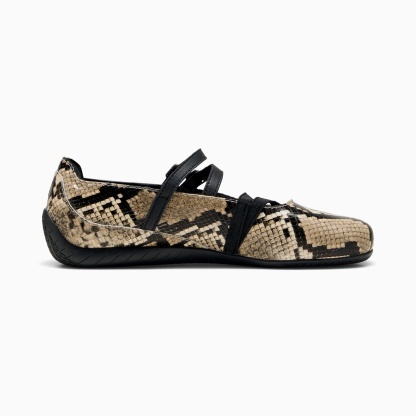 Speedcat Ballet Snake Print Sneakers Women – PUMA Black-Vapor Gray