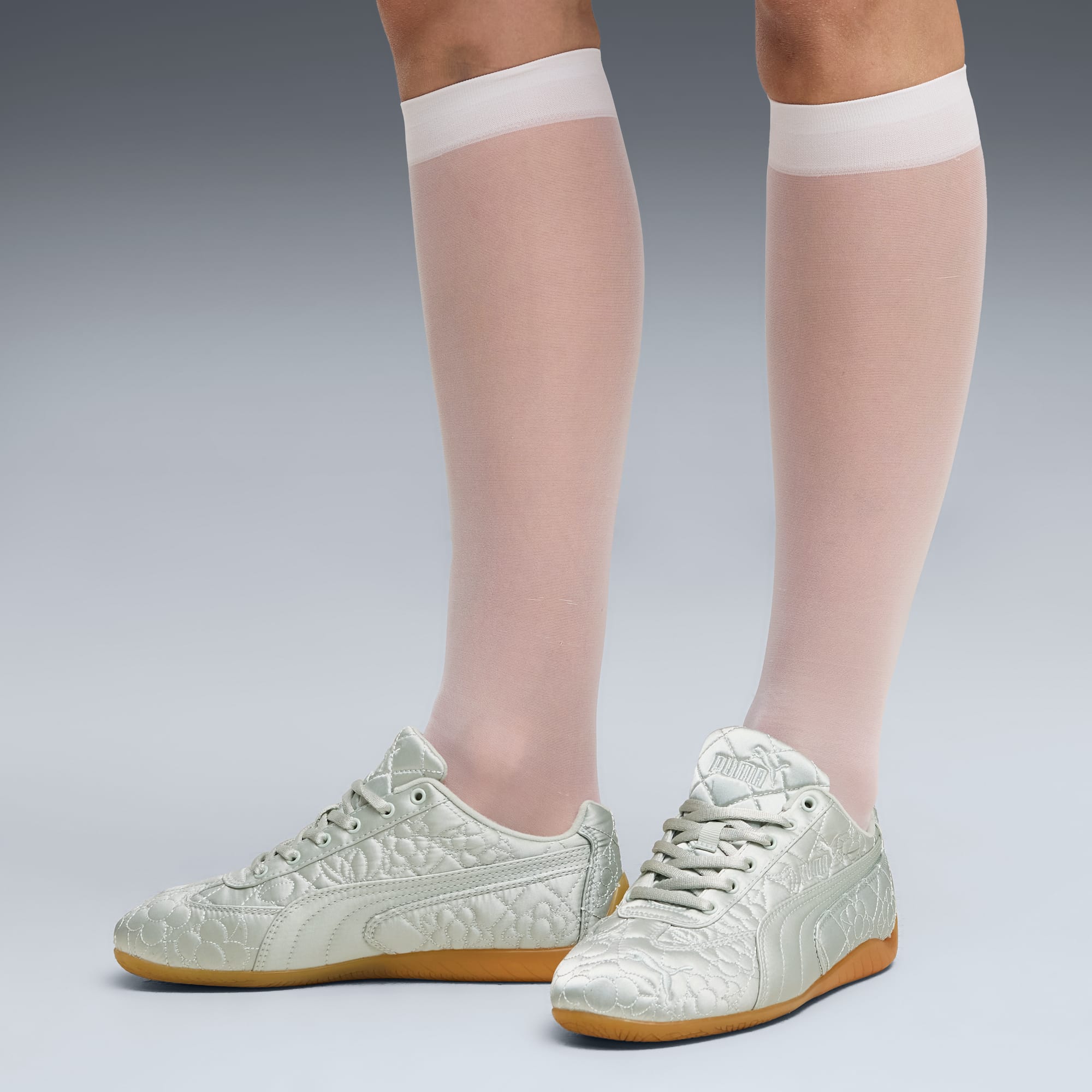Speedcat Good Sheets Sneakers Women – Créme De Mint-PUMA White-Caramel Latte