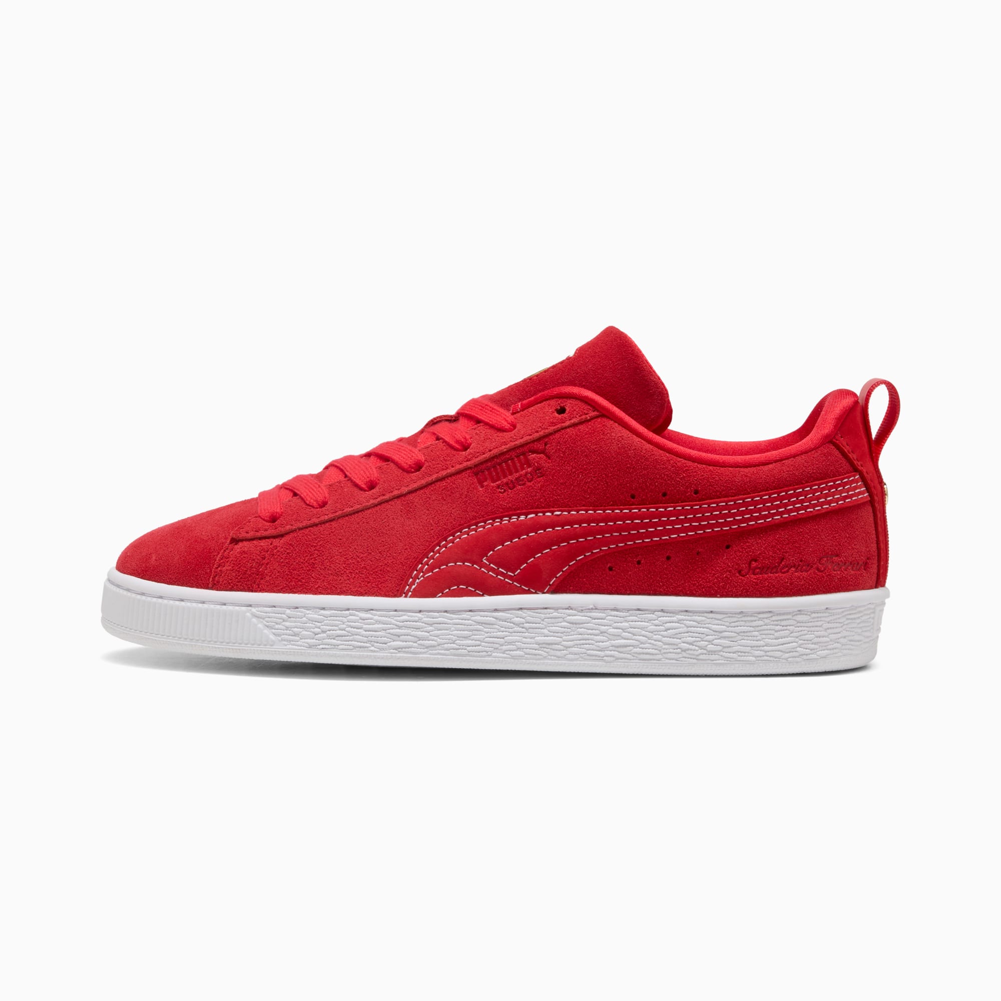 Ferrari Suede OG Sneakers Unisex – Rosso Corsa-PUMA White