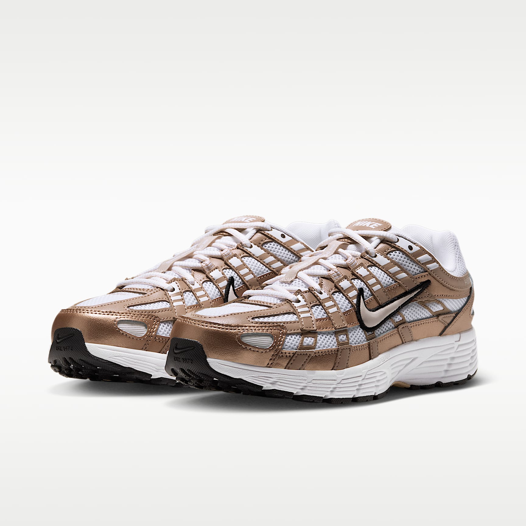 Nike P-6000 Women's Shoes – White/Blur/Black/Sand Drift