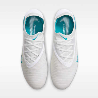 Nike Phantom 6 Low Elite Firm-Ground Football Boot – White/White/Dusty Cactus