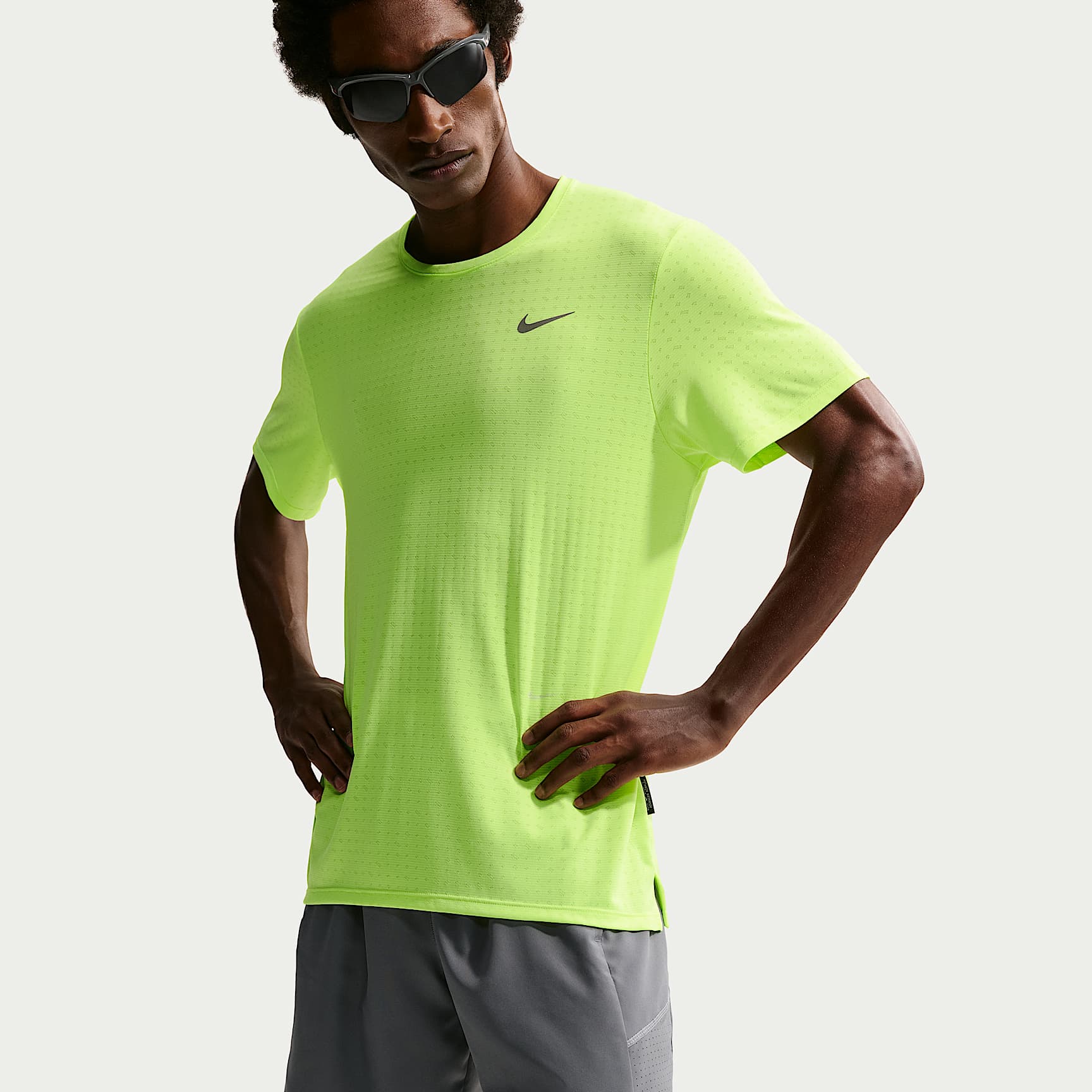 Nike Miler Men's Dri-FIT 23cm (approx.) Unlined Running Shorts – Smoke Grey/Smoke Grey
