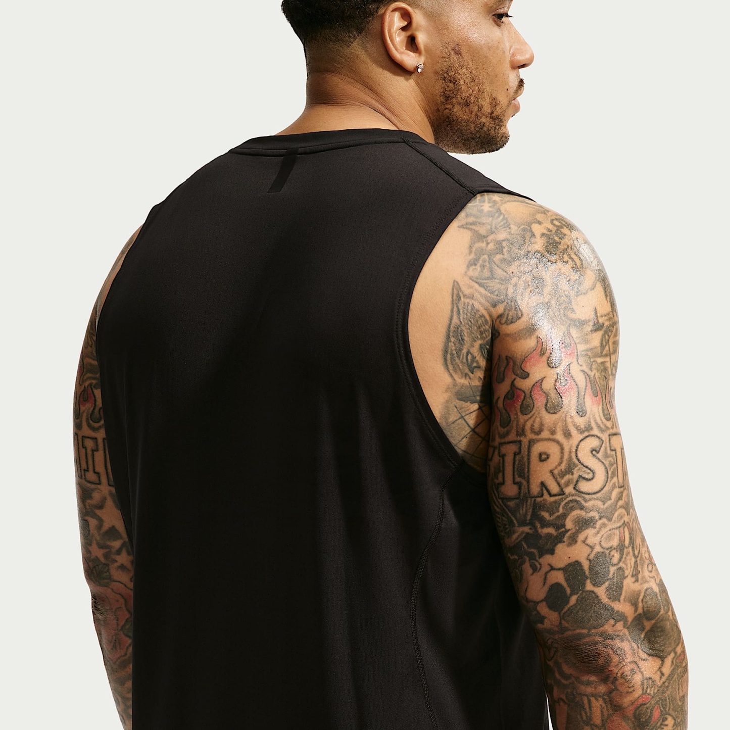 Nike Pro Men's Dri-FIT Training Tank – Black/White