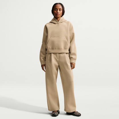 Nike Article Fleece Women's Oversized Hoodie – Parachute Beige/Parachute Beige