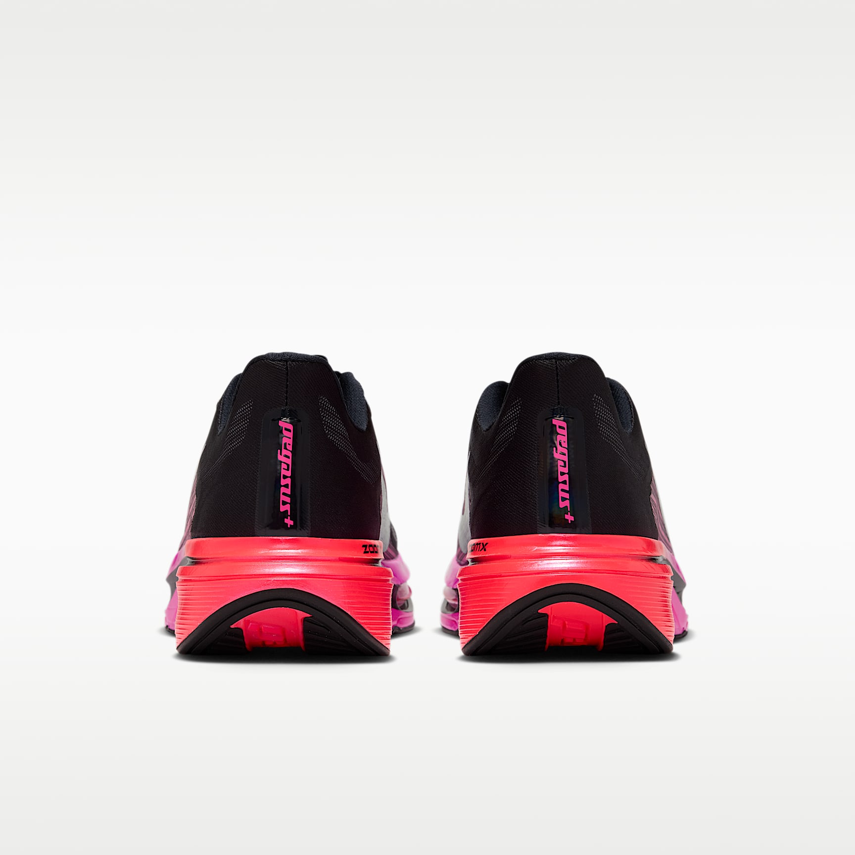 Nike Pegasus Plus 2 Women's Road-Running Shoes – Black/Hyper Pink/Laser Crimson/Black