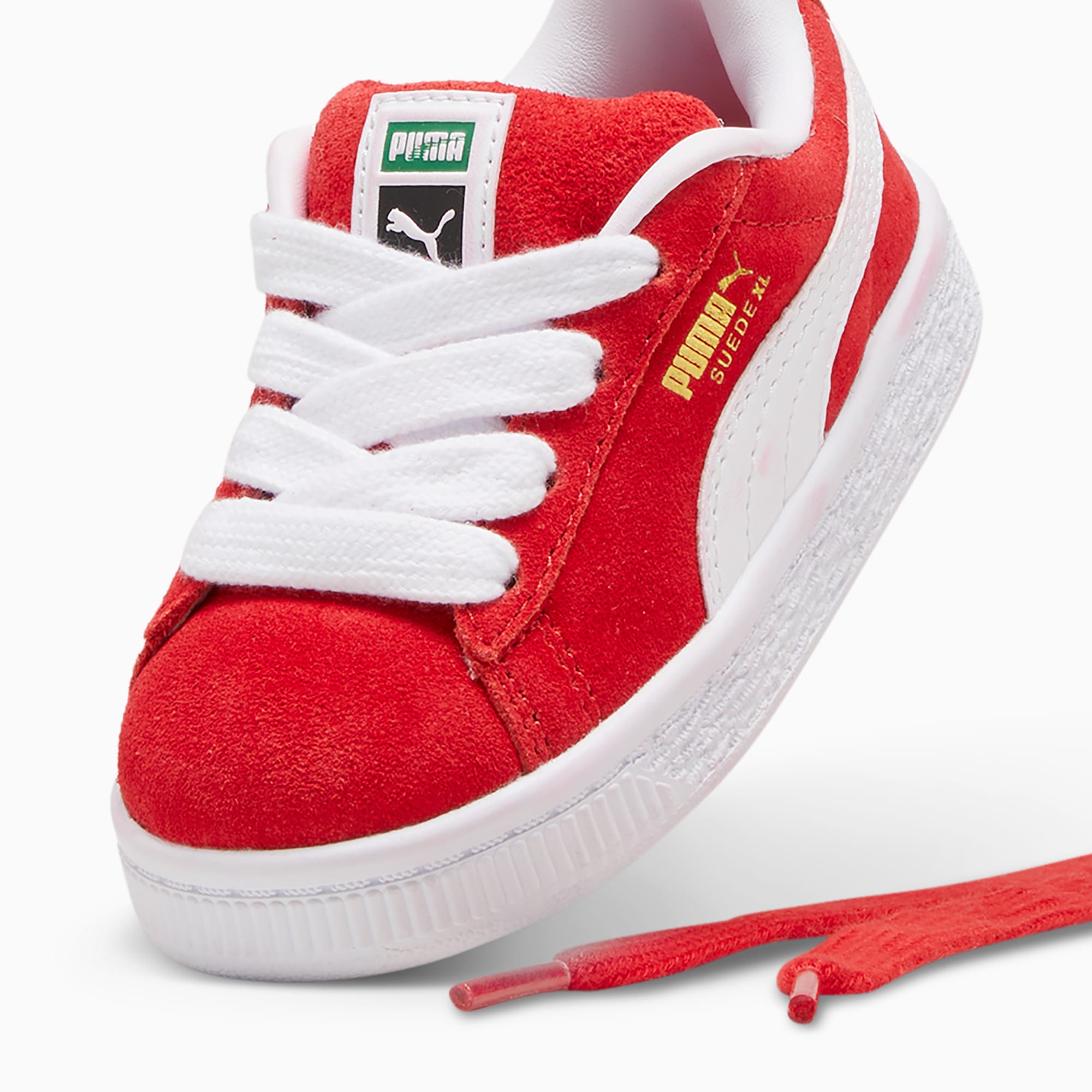 Suede XL Toddlers' Sneakers – For All Time Red-PUMA White