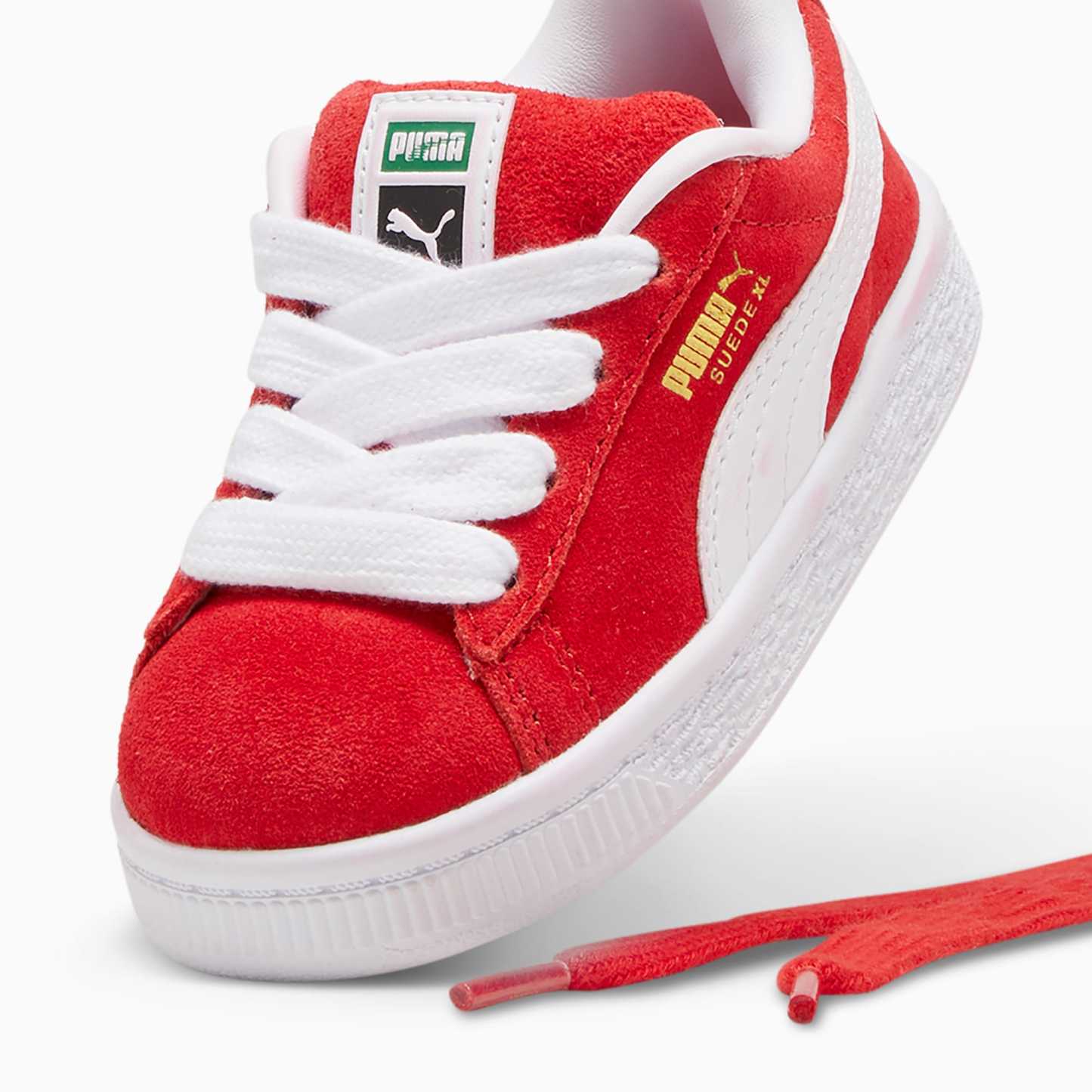 Suede XL Toddlers' Sneakers – For All Time Red-PUMA White