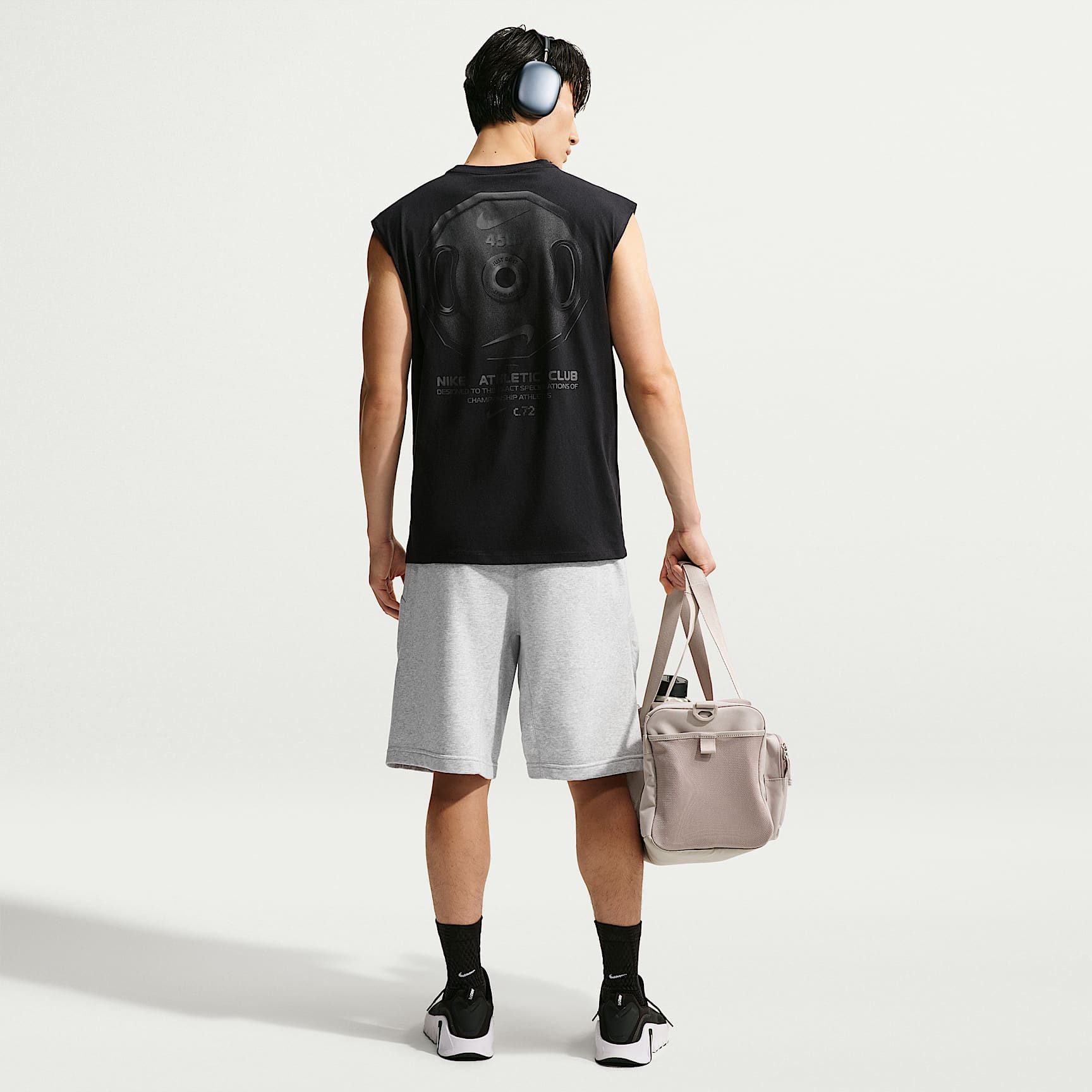 Nike N.A.C. Men's Sleeveless T-Shirt – Black/Team Anthracite