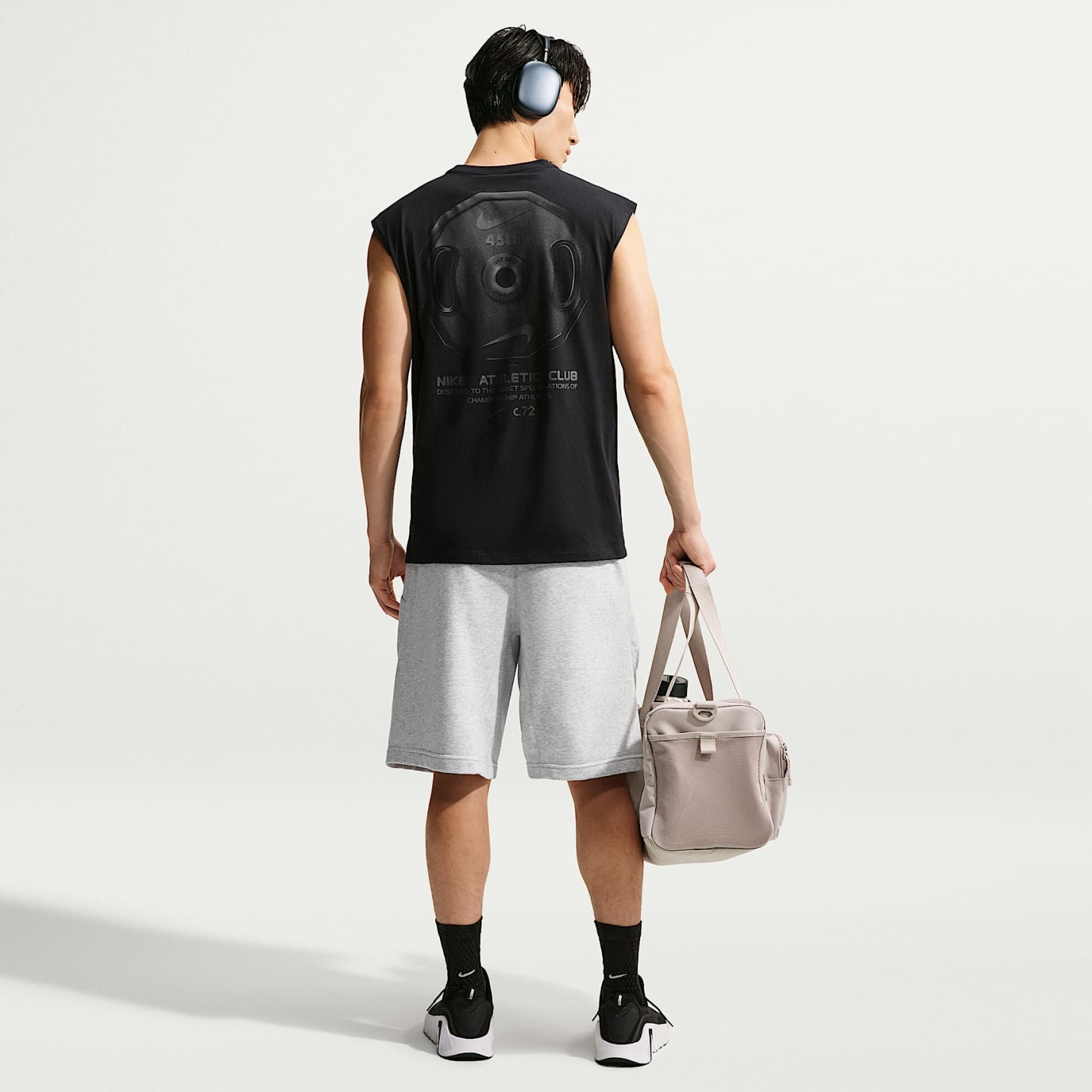 Nike N.A.C. Men's Sleeveless T-Shirt – Black/Team Anthracite