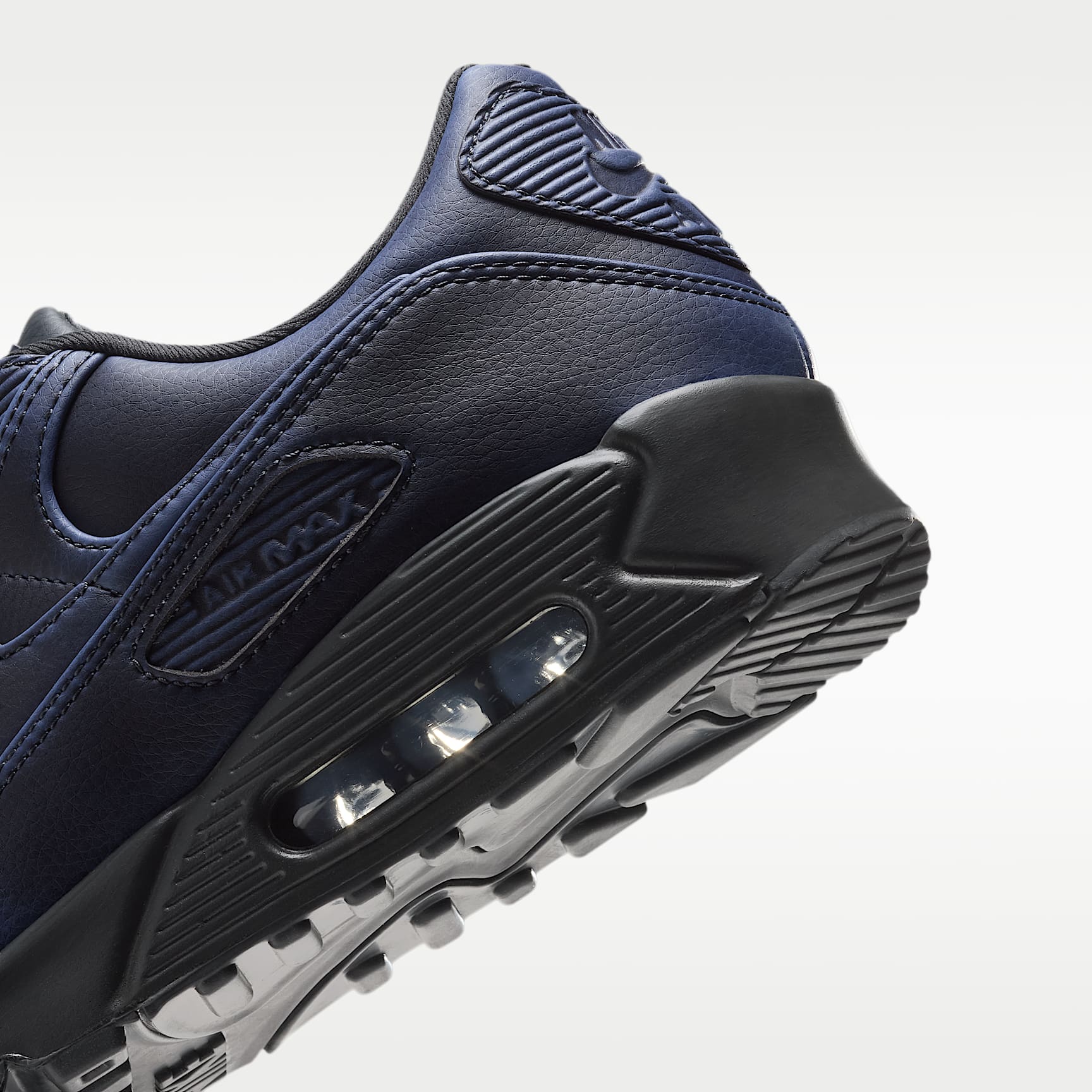 Nike Air Max 90 Premium Men's Shoes – Dark Smoke Grey/University Blue/Dark Smoke Grey