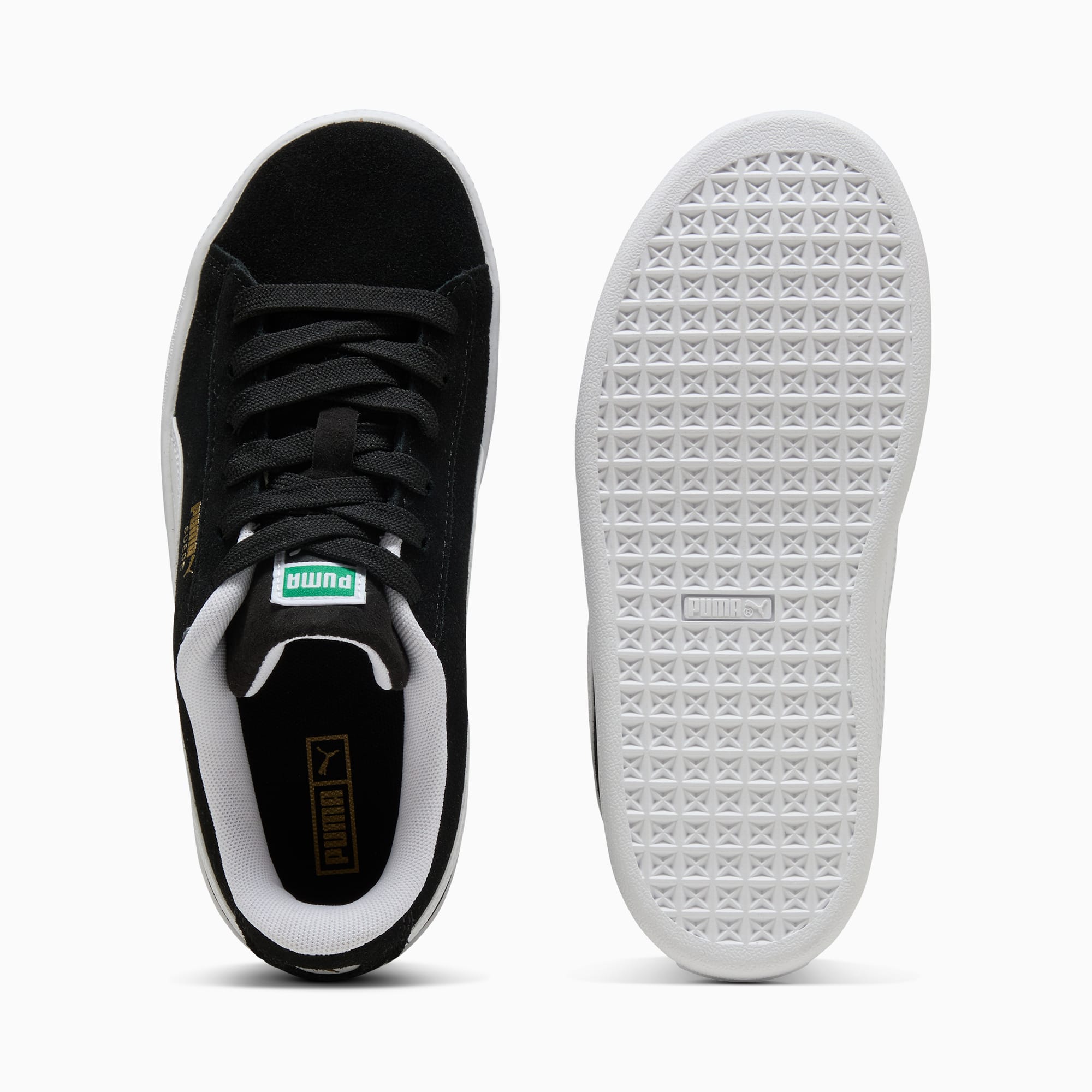 Suede Classic Sneakers Kids – PUMA Black-PUMA White