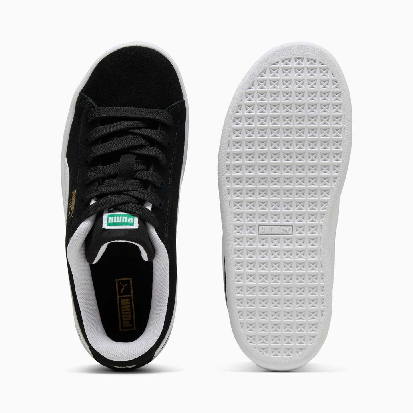Suede Classic Sneakers Kids – PUMA Black-PUMA White